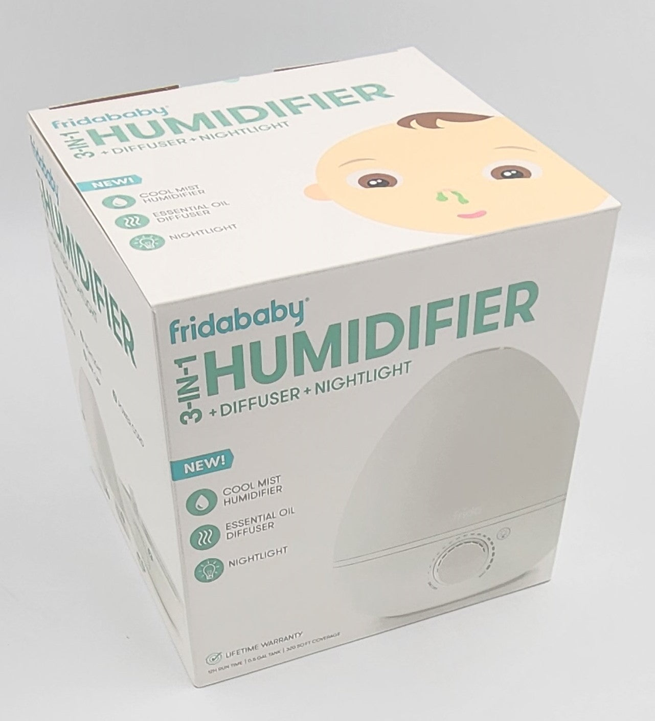 Fridababy 3-in-1 Humidifier with Diffuser & Nightlight