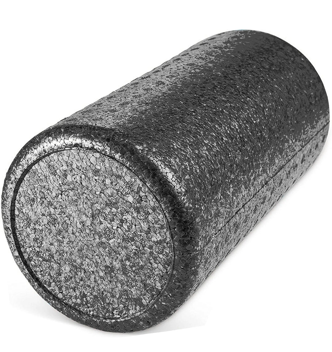 JFIT High Density Foam Roller, Black, 12 inches