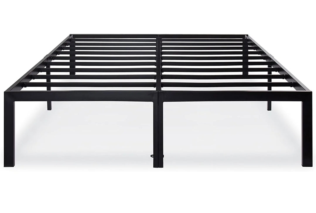 Full Size 14" Heavy Duty Steel Slat Anti Slip Mattress Foundation