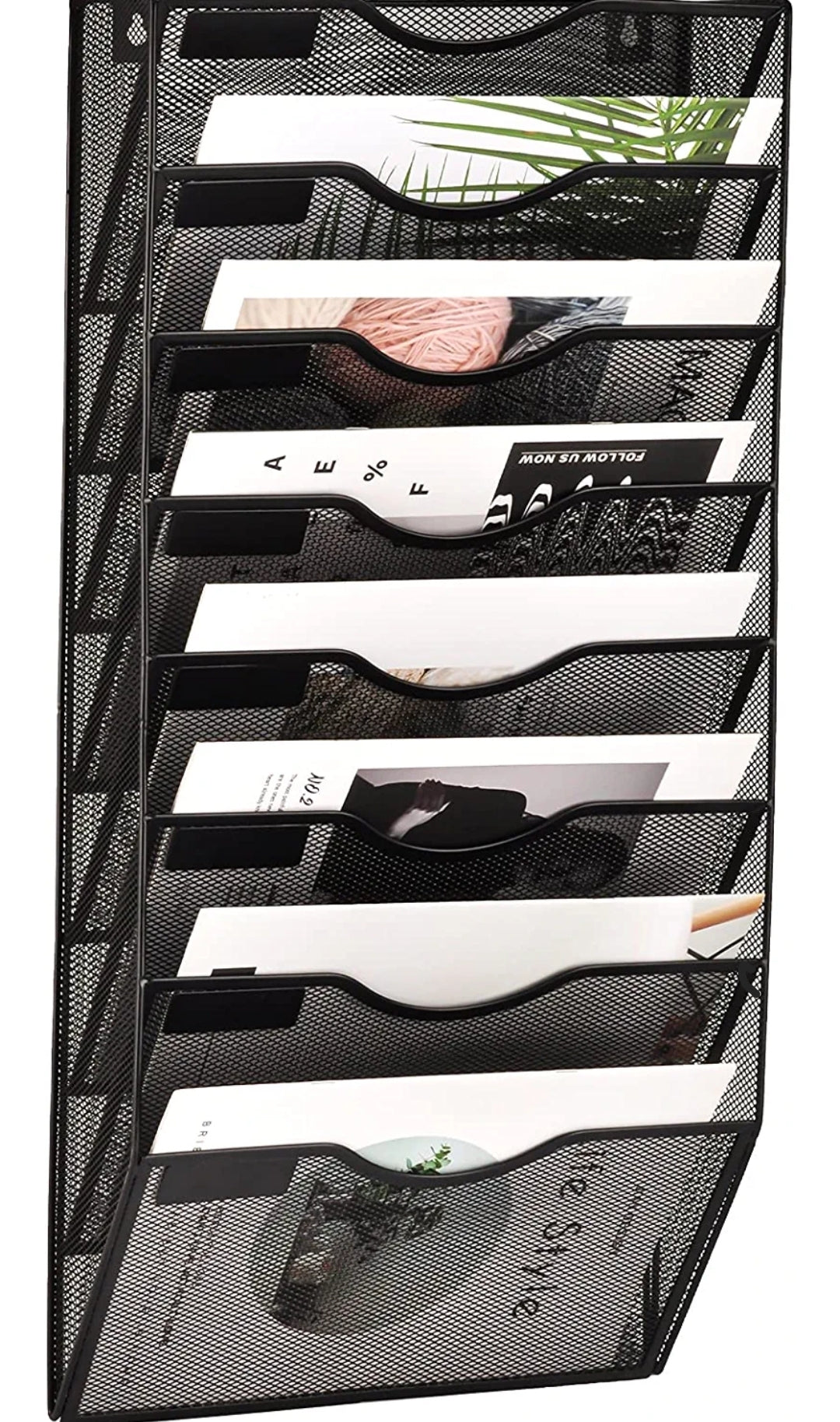 8 pocket Mesh Wall File Holder